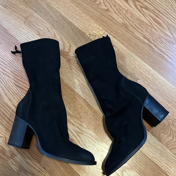Free People Elle Blocked Heeled Slouch Boots Sz 11 US or 41 EU  NWT - Picture 4 of 12